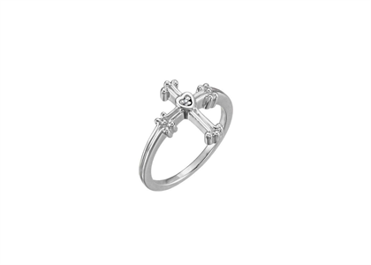 Fashionable Cross Ring